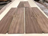 Black Walnut Veneer - 6 pcs, 1/16" x 5-6"W x 26"L